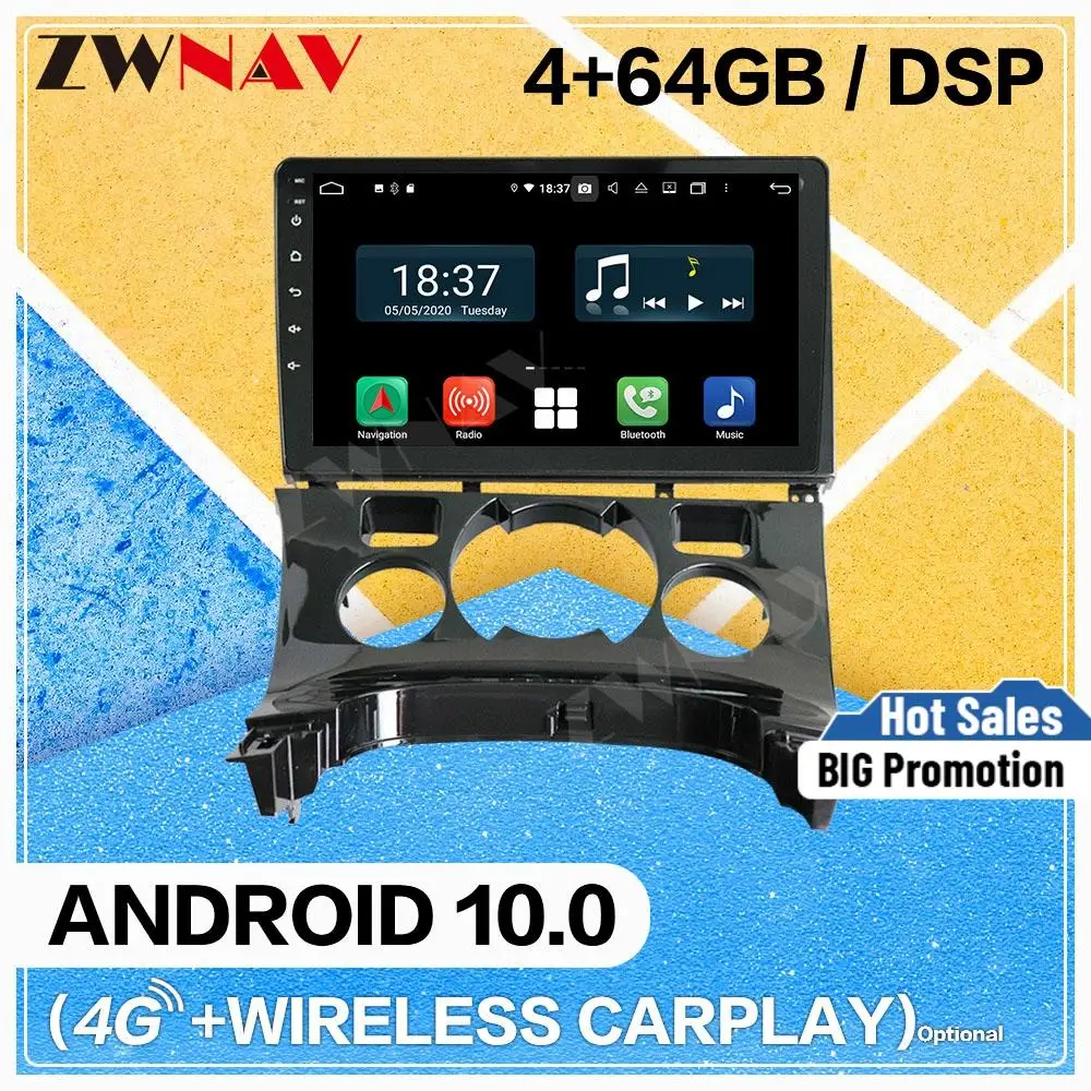 Carplay Android 10.0 screen Car Multimedia DVD Player for Peugeot PG 3008 2013-2020 BT WiFi GPS Navi Auto Radio Stereo Head unit