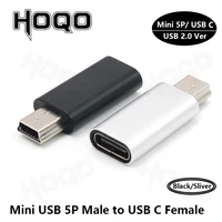 Adaptador USB tipo C macho a Mini USB hembra macho USB C a USB Mini b hembra/macho adaptador convertidor de carga de datos