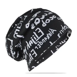 New Autumn Spring Thin Casual Women's Sport Beanie Hat For Women Bonnet Female Skull Beanies Outdoor Letter Hats