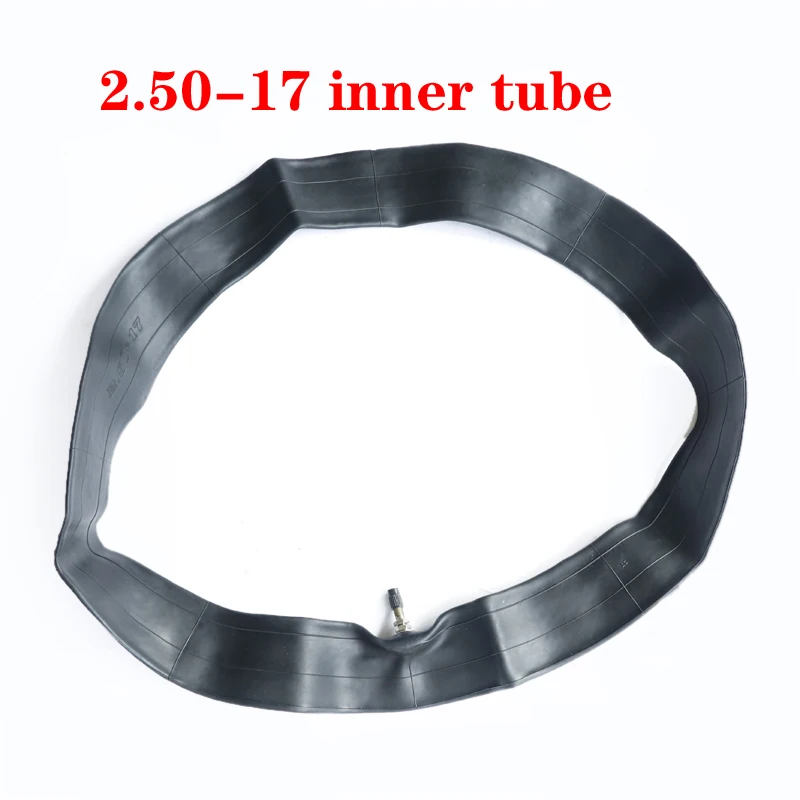 Heavy Duty Rubber 2.25/2.50-17 Tire Inner Tubes 17 inch with Straight Valve Stem for Honda CR85R Motorcycle