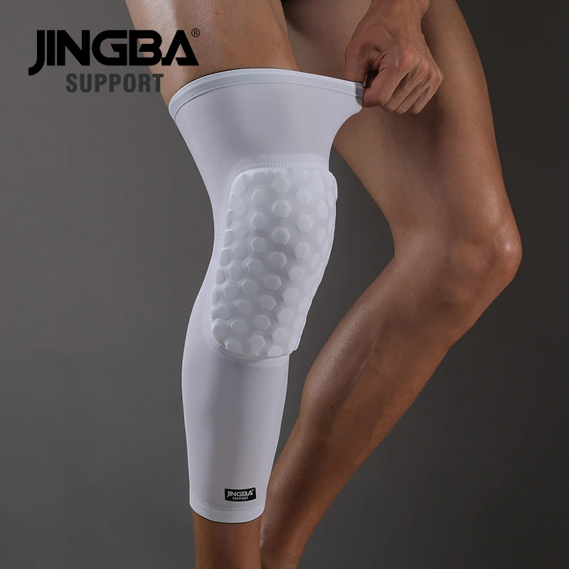 JINGBA SUPPORT 1PC Honeycomb protector Safety Basketball knee pads support Volleyball knee brace support Sports knee protector