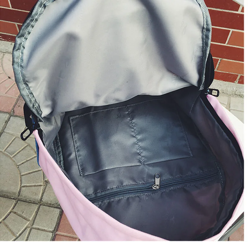 Women\'s Backpacks Canvas Landscape Printingl Shoulder Bags for Teenage Girls Female Casual School