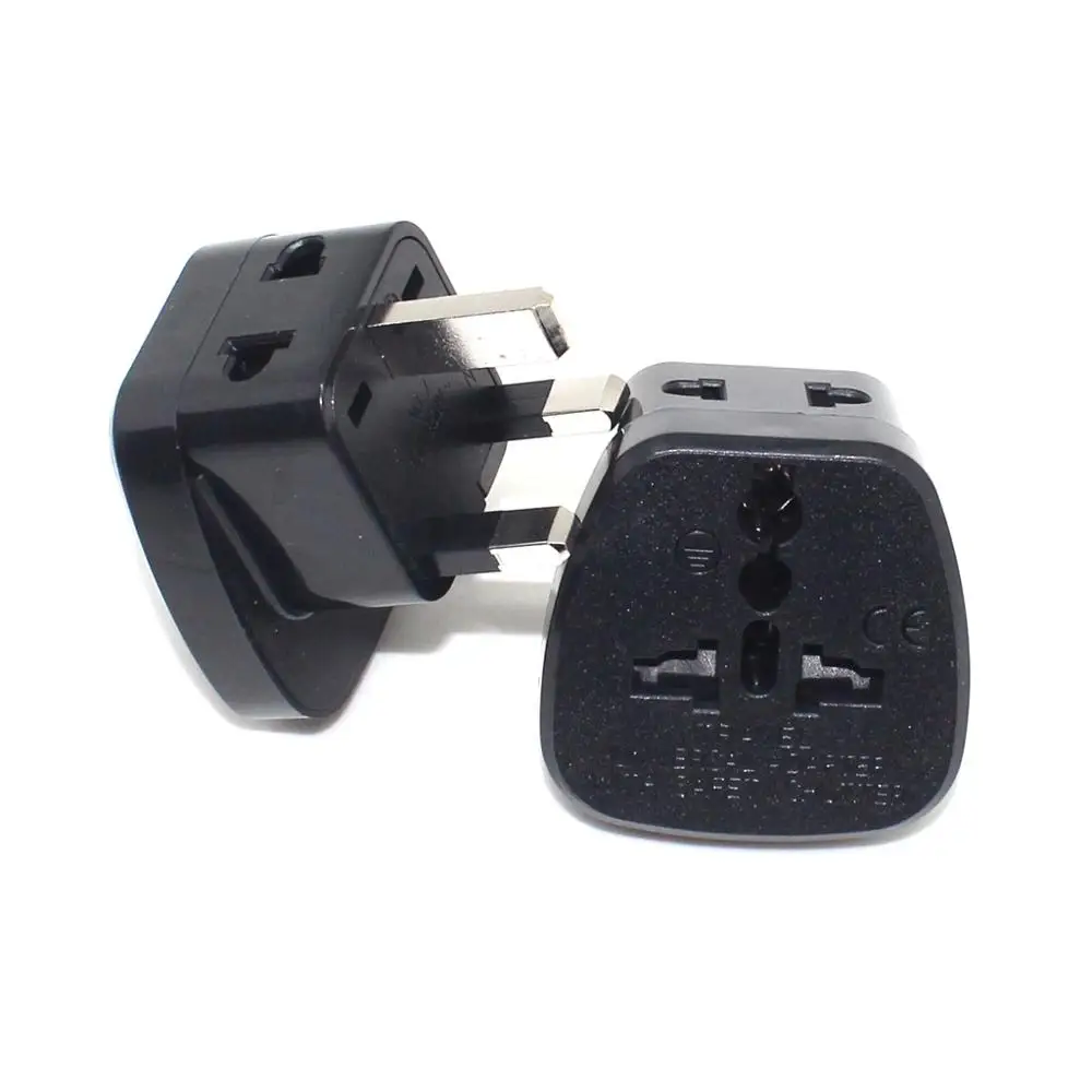 UK Travel Adapter With Safety Shutter (Type G), US/AU/EU to Singapore Malaysia British Hongkong Conversion Plug