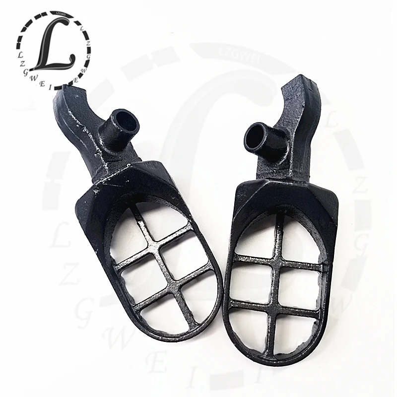 Motorcycle Footpegs For Honda CR 125 250 CR125 CR250 00-01 For Yamaha YZ125 YZ250 WR400   Steel Foot Pegs Rest Pedals Footrests