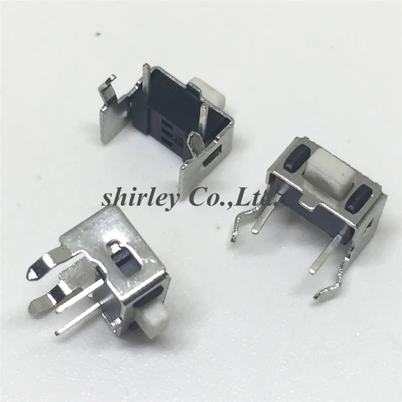 Free shiiping 1000PCS 100% new 3*6*5MM horizontal touch switch with stand side by vertical feet switch button 3x6x5H