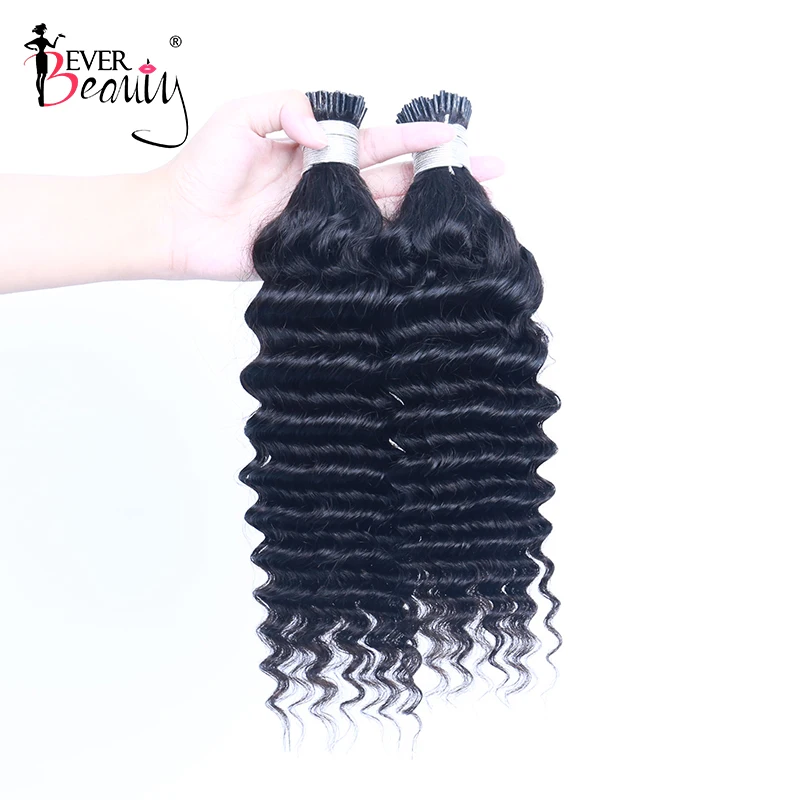 Loose Curly Microlink Hair Extensions Brazilian Virgin Hair Bulk Microlinks I Tip Hair Extensions For Black Women Ever Beauty