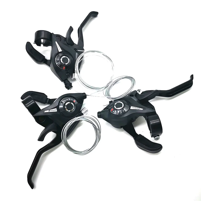 Mountain Bike Conjoined DIP Shifter ST-EF51 3/7/3/8 21/24 Speed Bicycle Brake Lever Set Left and Right