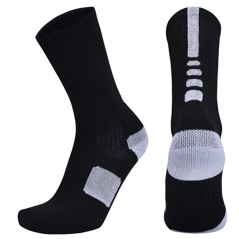 Brothock basketball socks elite socks thickening long high tube stocking thick towel sweat-absorbent breathable sports socks