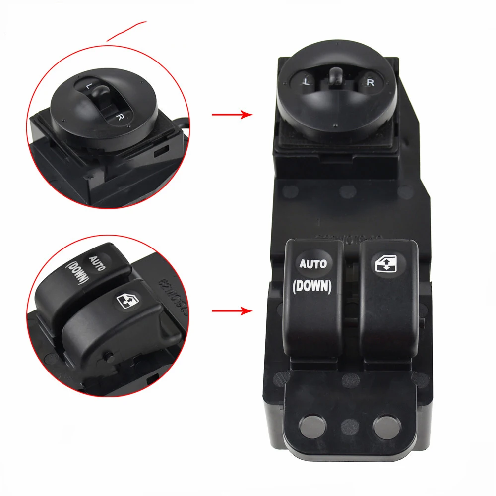 93570-4A000+93580-4A000  Auto Parts Electric Window Regulator Switch for Hyundai H1 STAREX 2001 2002 2003 2004 2005 2006