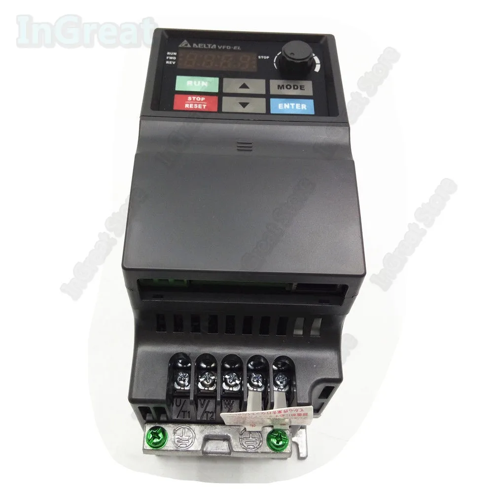 Delta 110V 200W 0.2KW 0.25hp 600Hz AC VFD-EL VFD002EL11A Sensorless Vector Control  Drive Inverter Driver VFD for CNC Pump Lathe