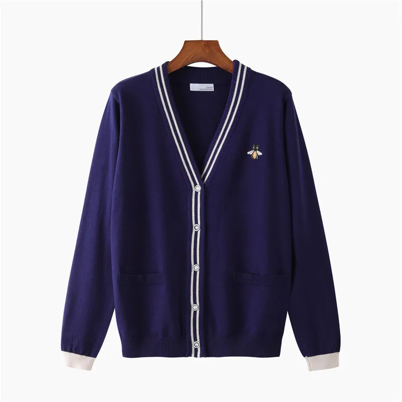 HLBCBG Spring Autumn Women Casual Cardigans S-XL Knitted Long Sleeve Sweater V Neck Female Jumper Coat Open Cardigan