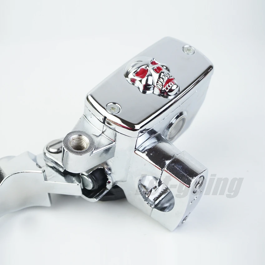 Motorcycle Chrome Brake Clutch Master Cylinder Lever 1\