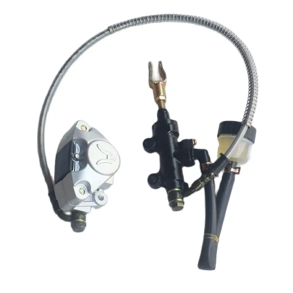 

Hydraulic Rear Disc Brake Caliper System With Brake Pads For 200cc 250cc Quad Dirt Bike ATV