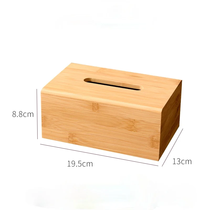 High Quality Wooden Tissue Box Solid Wood Napkin Holder Case Tissue Paper Dispenser Living Room Coffee Table Storage Box Home