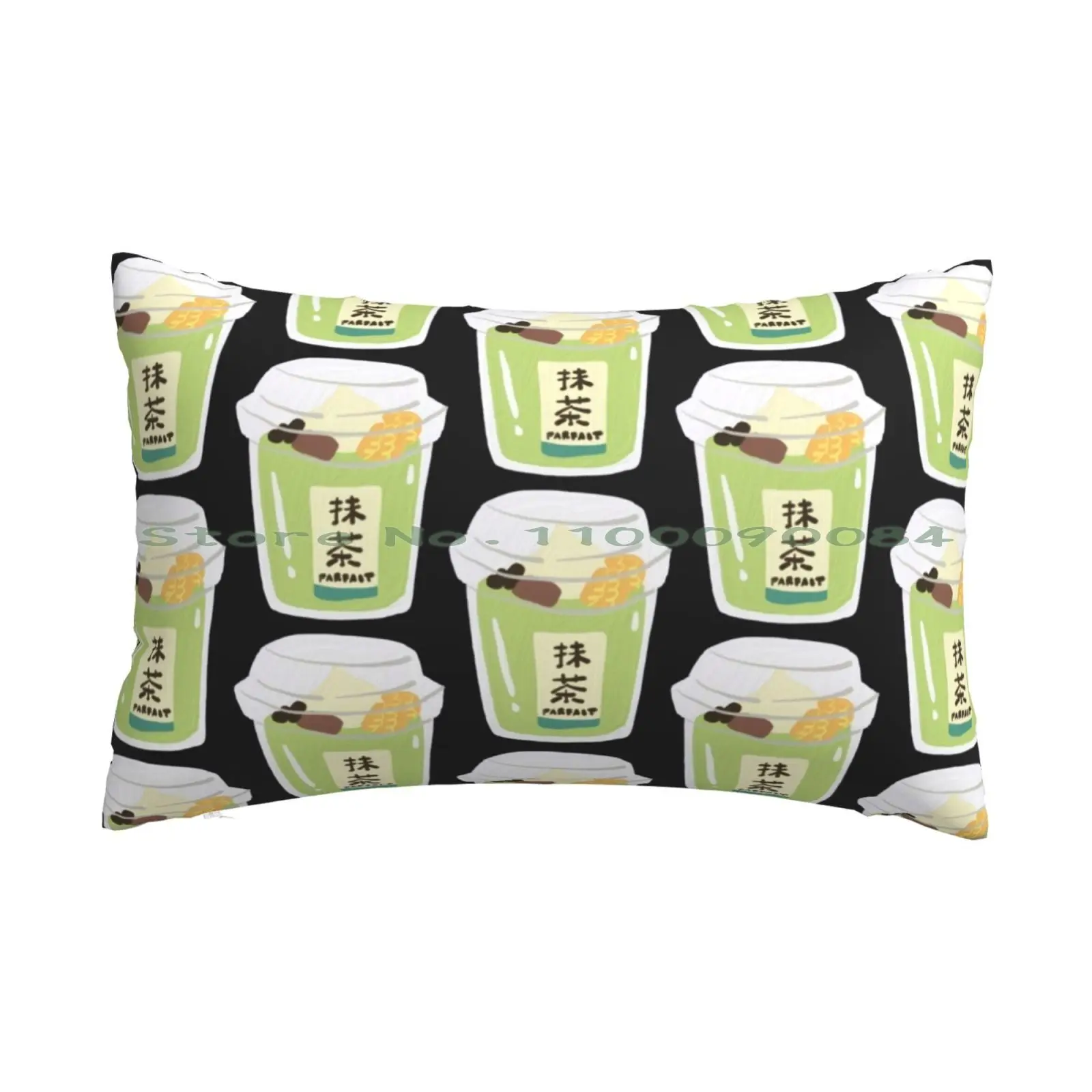 Matcha Parfait Pillow Case 20x30 50*75 Sofa Bedroom 2 90s Leonardo Donatello Michelangelo Shredder Bebop Rocksteady Cartoon