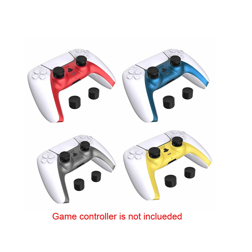 

10pcs With joystick capDecorative Clip Cover Clamp Controller Middle Decorative Cover plate Strip Skin Shell for PS5 Gamepad