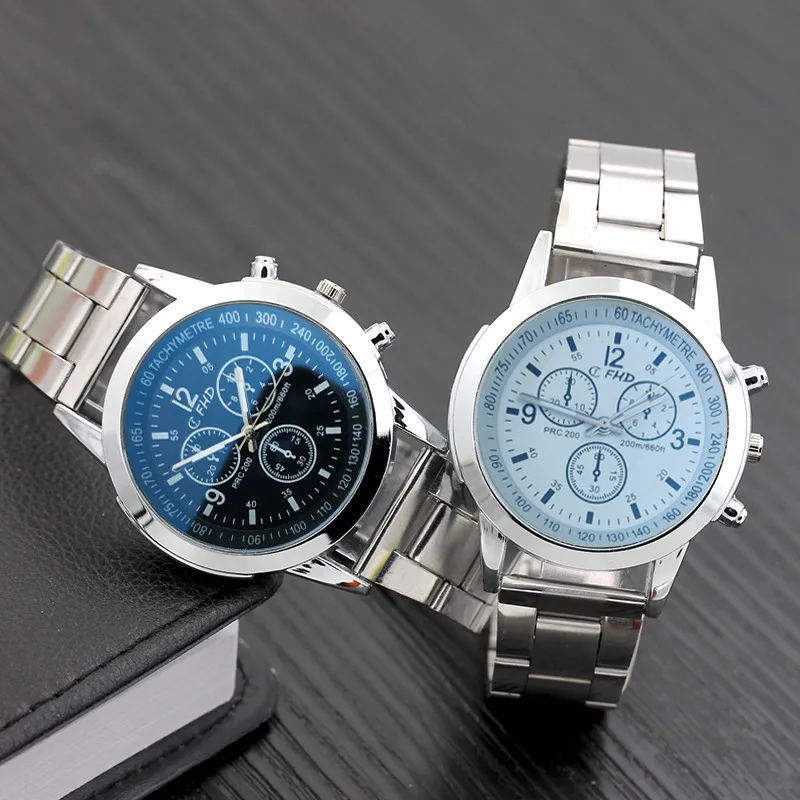 2022 Top Brand Men Watch Stainless Steel Sport Quartz Hour Wrist Analog Watch Mature Men Business Watch High Quality Watches