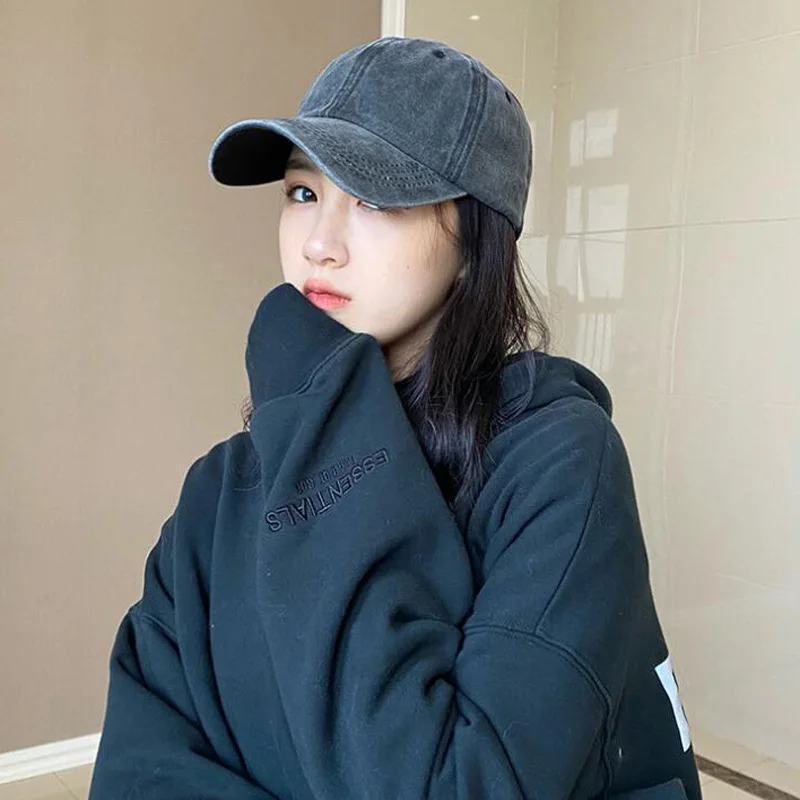 2021 frauen Knochen Gorras Gebogen Ausgestattet Gewaschen Retro Dad Hüte männer Kappe Baumwolle Brief Baseball Kappe Retro Outdoor Marke sport Kappen