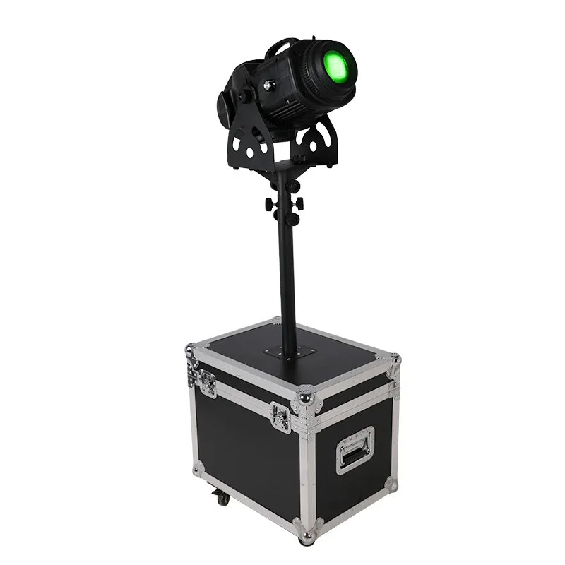 300W Spot Stage Lighting LED Follow Spot Light with Flycase For Wedding Light Event