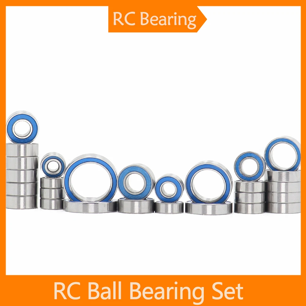 TRX4 Bearing Kit ( 27 PCS ) Compatible with Traxxas TRX-4 Front Rear Axle Ball Bearings Set