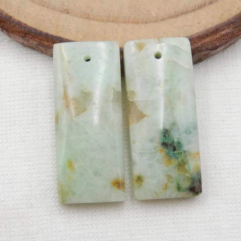 Ювелирные аксессуары, драгоценные камни, природные цветы, модные женские серьги с бусинами 24x10x4 мм г