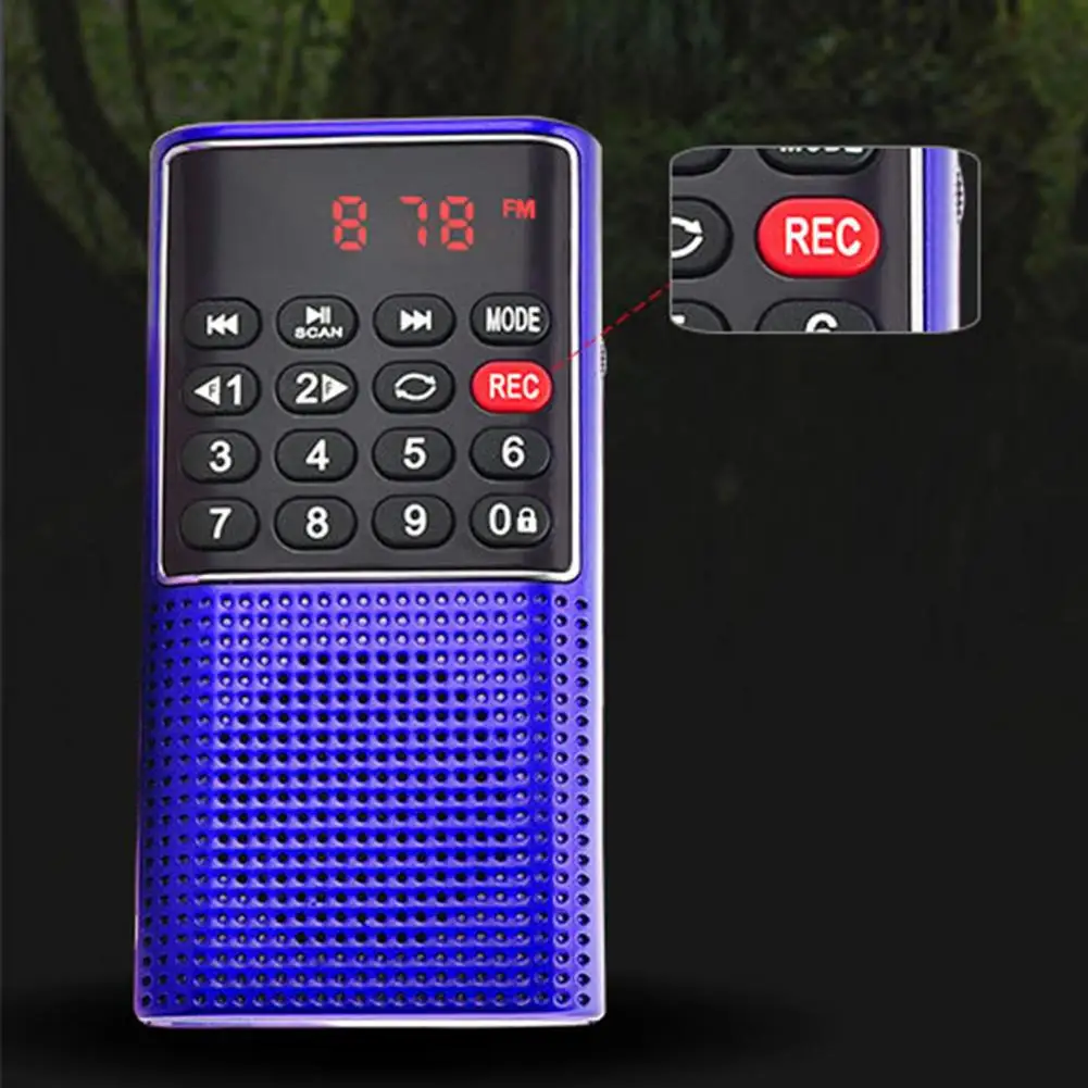 L 328 FM Radio Multifunctional Rechargeable Portable USB TF MP3 Handheld Speaker for Outdoor радиоприёмник