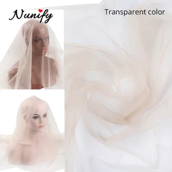Nunify  Invisible Beige Swiss Lace Material Basement Foundation Toupee Frontal Closure Net For Making Wigs Place For Wig Making