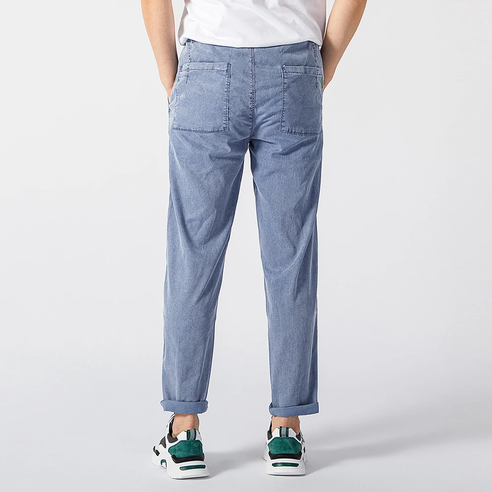 Pioneer Camp 2020 Straight Jeans Men Streetwear Hip Hop Blue Slim Causal Denim Pants for Male ANZ005116