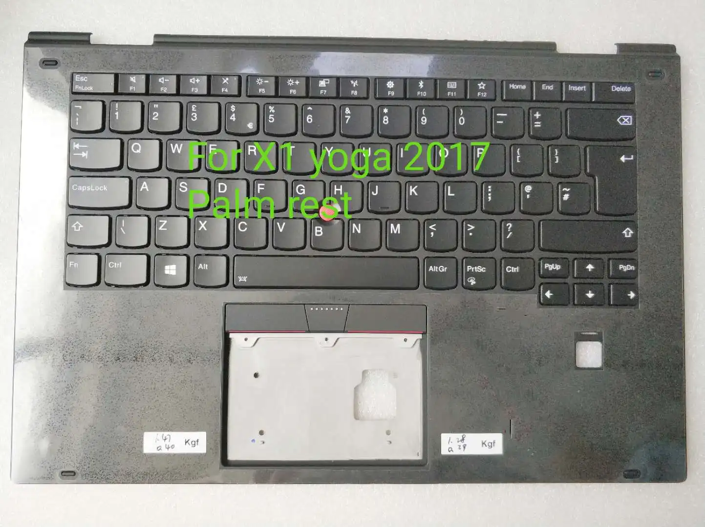 

New Laptop Parts Latin/LA Keyboard For Lenovo ThinkPad X1 Yoga 2nd Gen 2017 With Palmrest Upper Cover With Backlight SM10M69727