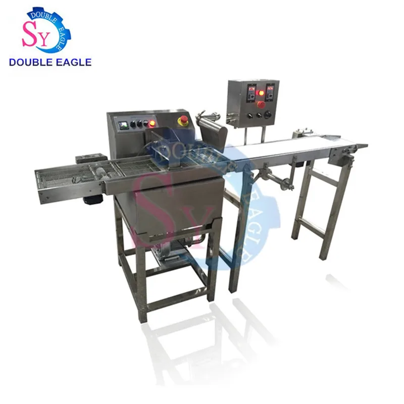 High efficiency 8/15kg capacity chocolate melting/tempering/moulding machine/chocolate enrobing machine Free Shipping