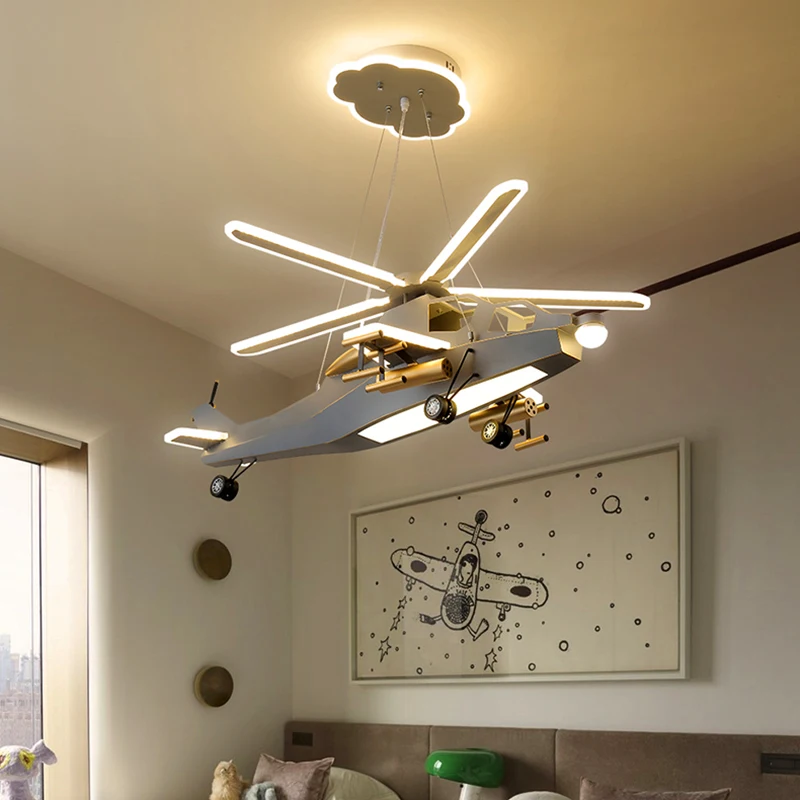 Nordic home living room decoration airplane vintage Pendant Ceiling lamps dining dine room indoor lighting hanging light fixture