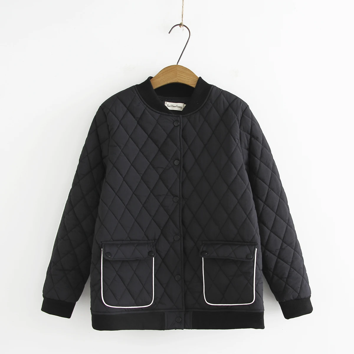 

Winter New Women's Down Cotton Jacket Fashion Loose Splicing Parka Coat Solid Color Warm Jacket Ladies Streetwear Jacket Ladies