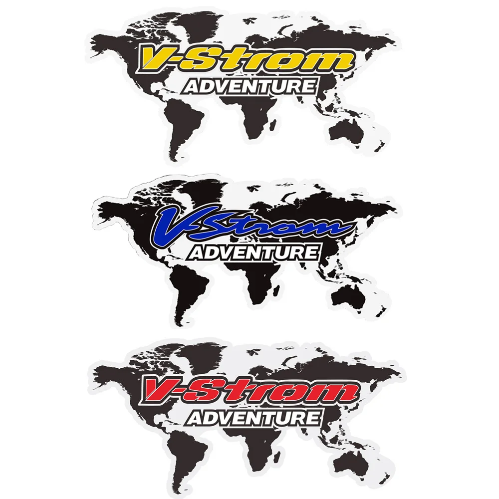 For Suzuki V-STROM DL 1000 650 250 1050 XT Tank Pad Trunk Luggage Cases ADVENTURE Stickers VSTROM 2018 2019 2020