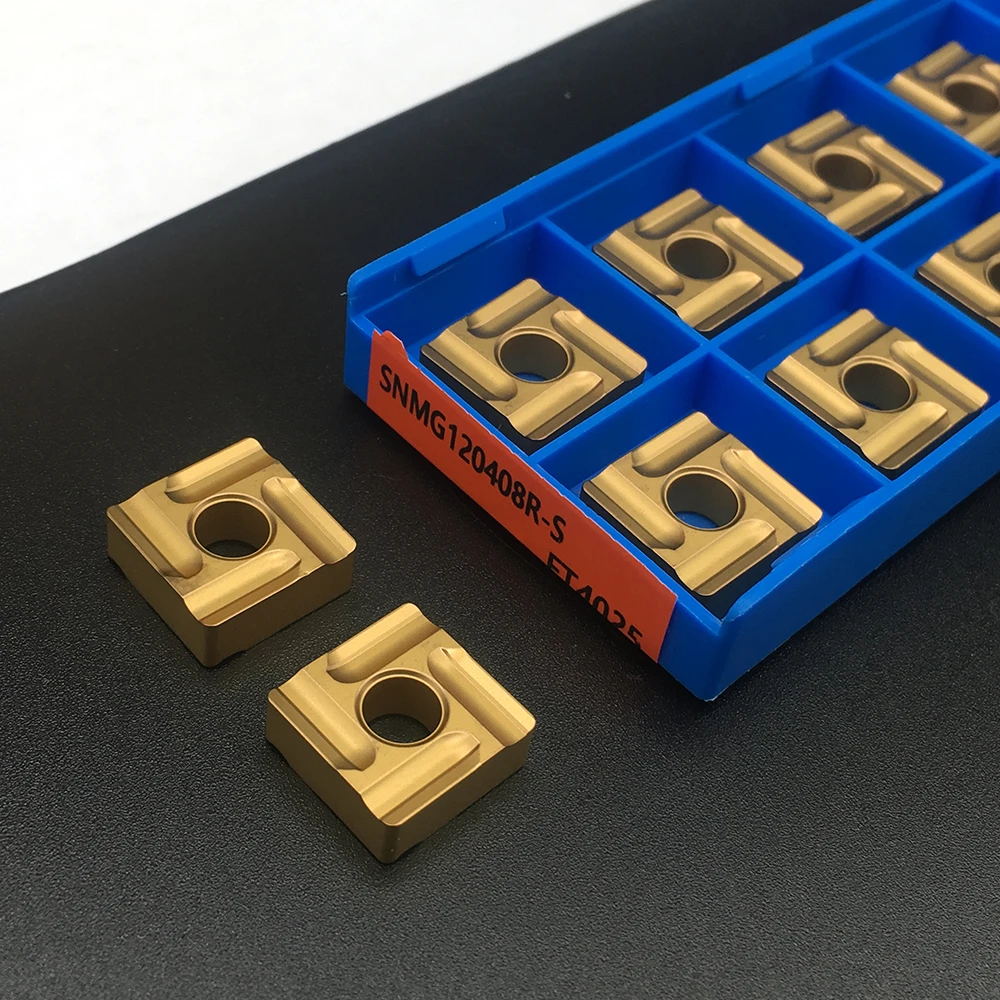 

10PCS SNMG120408 R S FT4025 High Quality external metal lathe tool CNC Hard Metal Turning Tool For lathe Machining Steel Parts