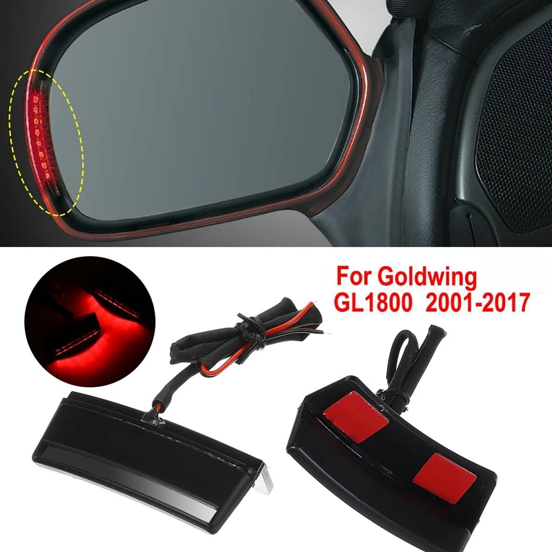 Motorcycle Turn Signal Lights Rearview Mirror Indicator Light for Honda GOLDWING GL1800 GL 1800 Airbag ABS Premium Audio 2001-20