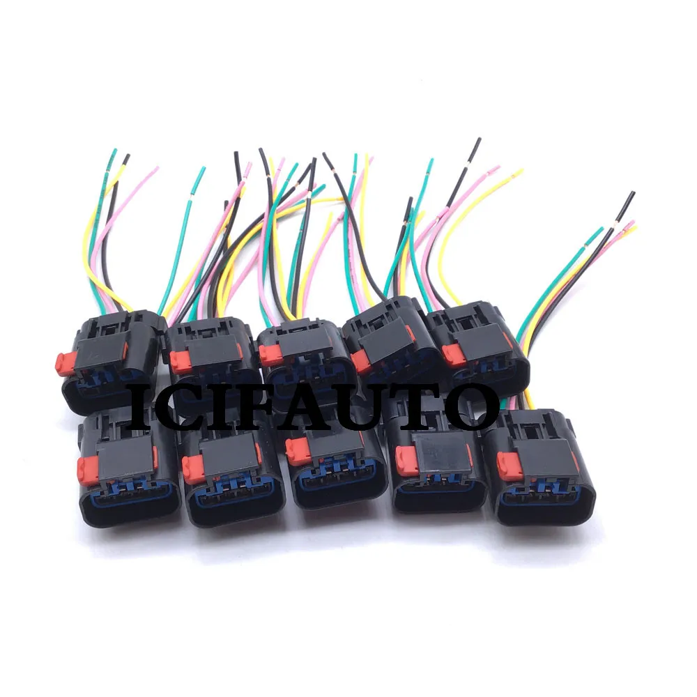 Jeep Radiator Cooling Fan Relé, Sensor Mass Air Flow Meter, Conector para ventilador de refrigeração, 4707286AF, 4707286AI, 4897034AA, 5017491AB, 1 5 10 Pcs