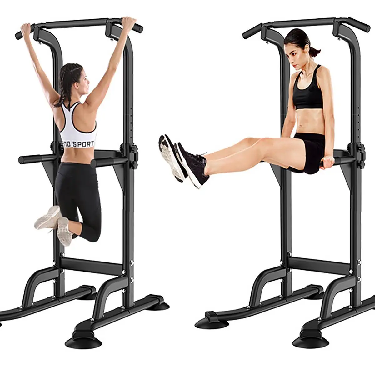 

Fitness Station Pull-Up Push-Up Bars Adjustable Height Pull Up Gym Exercise Workout Body Fitness Strength Training Equipment