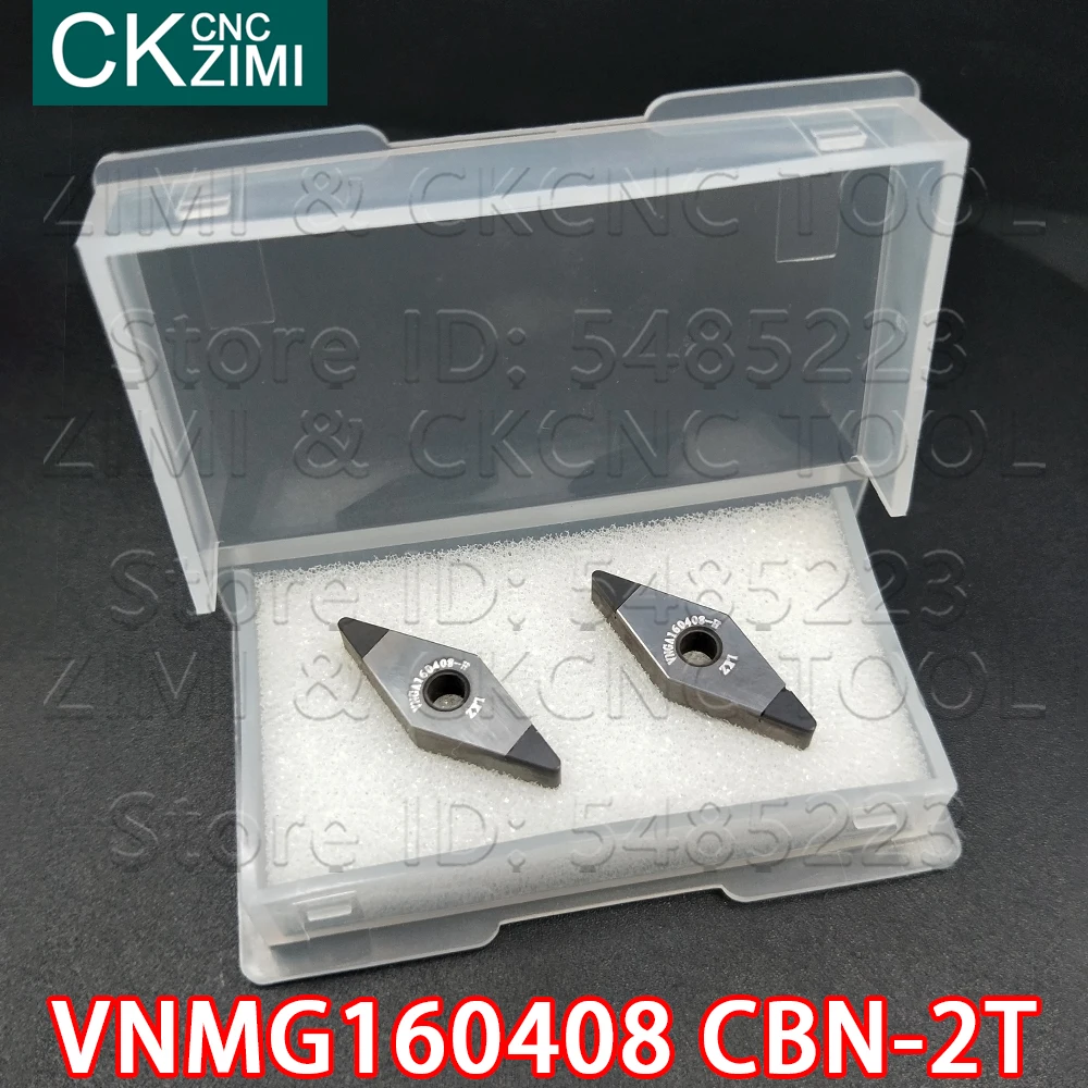 VNMG160408 CBN 2T الماس شفرة عالية صلابة 2 زاوية مكعب نيتريد البورون CNC الخارجية تحول أدوات حامل مخرطة VNMG للصلب