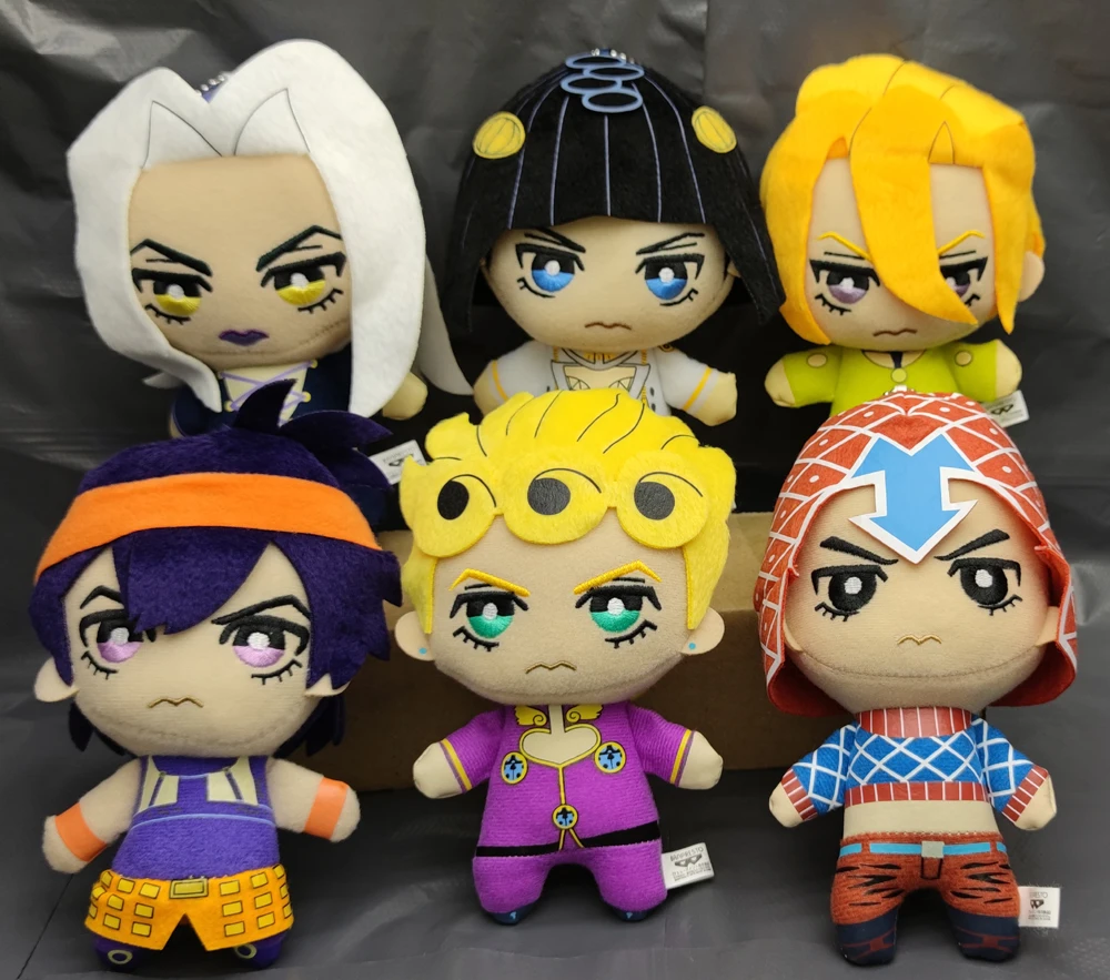 NEW JoJos Bizarre Adventure Golden Wind Plush Giorno Narancia Mista Plush Doll Stuffed toy JAPAN Anime 2019