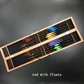 red with floats