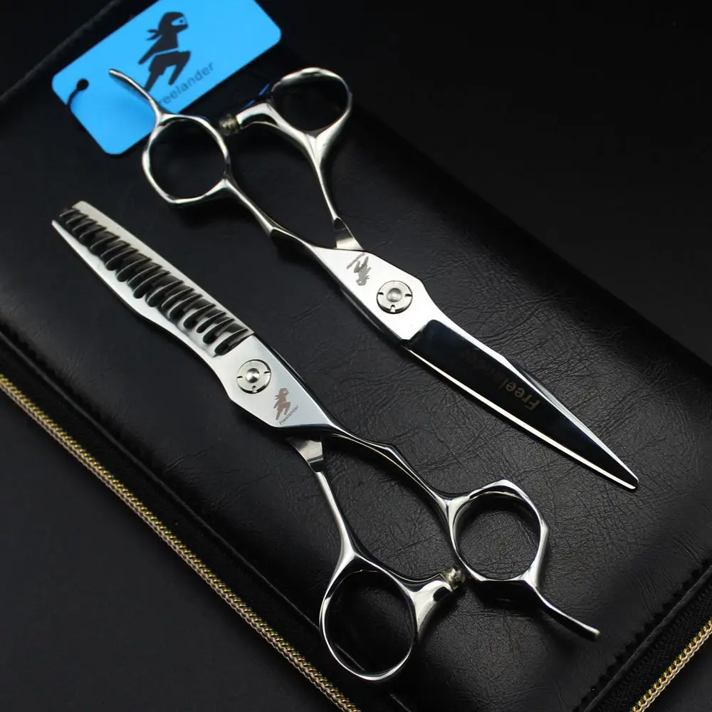 

Freelander 6 inch Salon Hair Scissors 440C Japanese Steel Professional High Quality Barber Shears Hairdressing Scissors