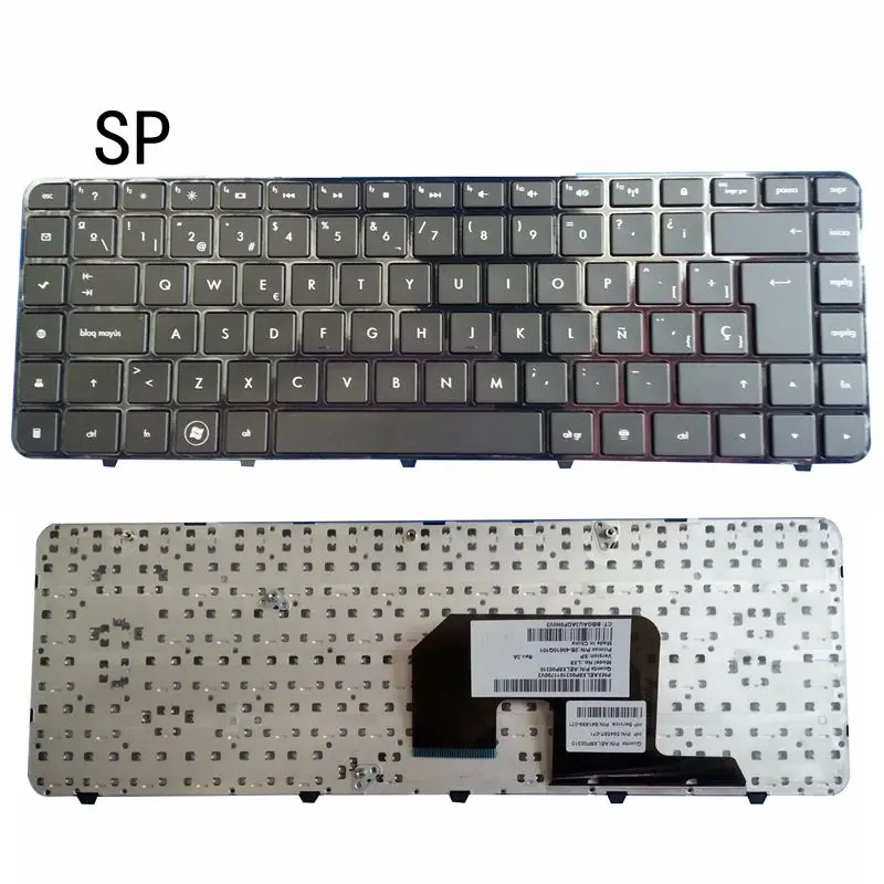 NEW SP LAPTOP KEYBOARD with Frame FOR HP Pavilion DV6-3000