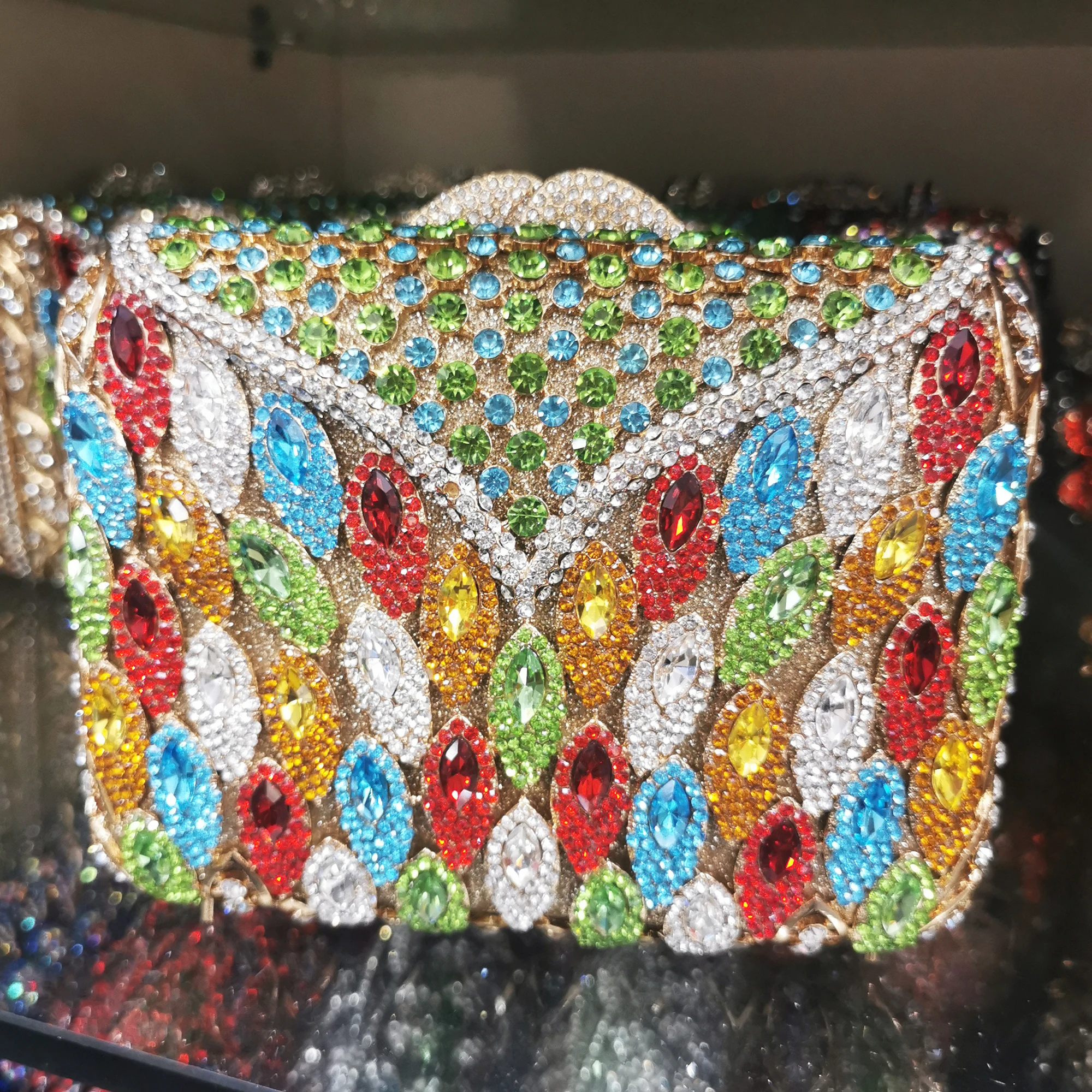 

Женский кошелек-клатч с кристаллами, клатчи, вечерние сумки для свадебной вечеринки, коктейля, металлическая сумка-минодьер с бриллиантами, кошелек