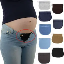 1Pcs Women Pregnant Pants Belt Extension Buckle Button Lengthening Extended Pregnant DIY Apparel Sewing Supplies