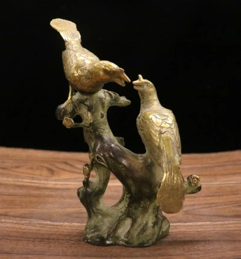

Archaize brass Magpie delivering blessings home decorations crafts statue