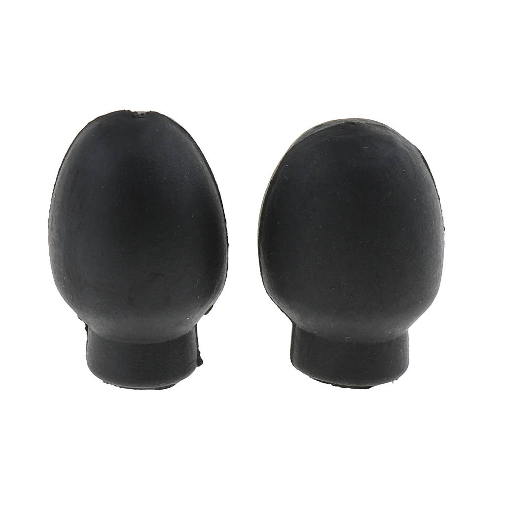 2 Pieces Bass Drum Beater Head Silent Tip Silicone Drumstick Practice Tips Mute Replacement Musical Instrument Accessories