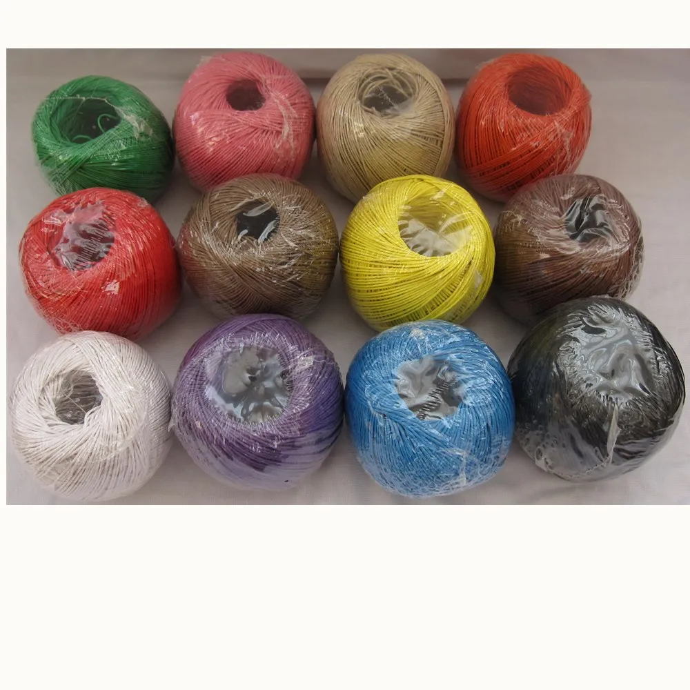 2 piece (200m) 12 color hemp cord100m/ball,waxed hemp twine, hemp twine cord hemp rope used in all kinds packing by EMS