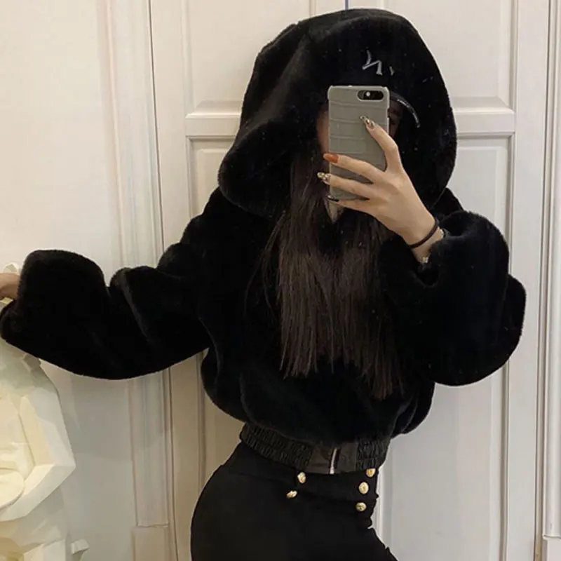 

Mall Goth Black Overcoat Harajuku Streetwear Zip Up High Waist Women Coats Punk Chic High Streetwear Long Sleeve Tops