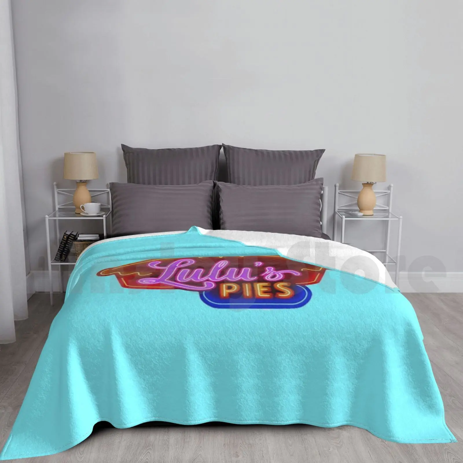 Manta de plazas de Lulu para sofá cama, viaje, Jake Sperling, camarera, Broadway, Lulus Pies, Jenna, apertura