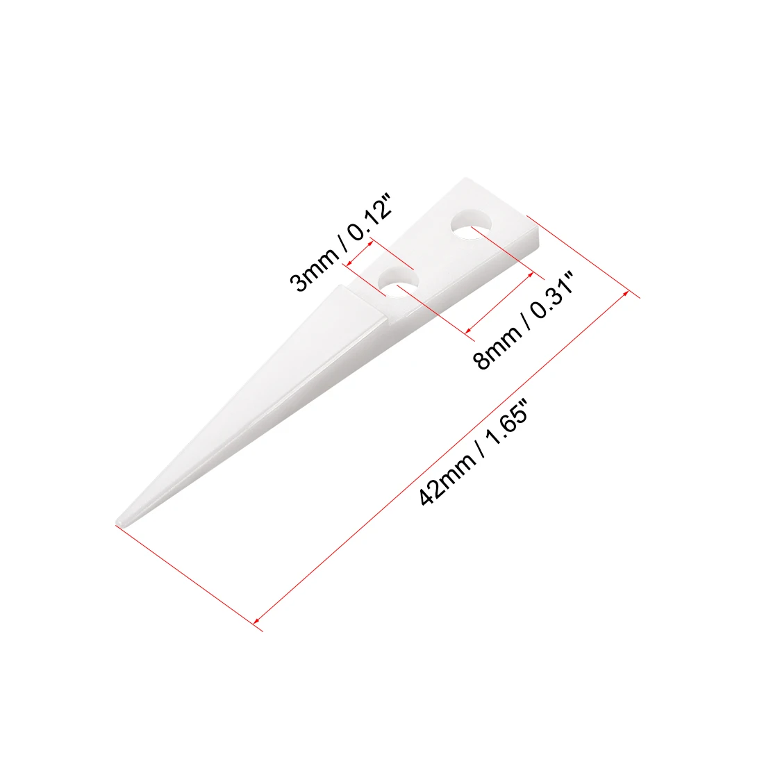 1/2/4pair bílá/černá přímo špičaté keramika tipy nahraditelné žár odolnost non-conductive hlav pro keramika pinzeta